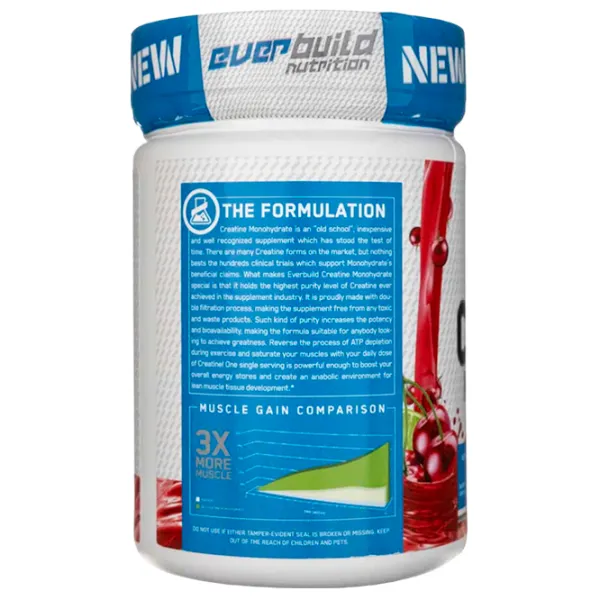 Creatină EverBuild Creatine Monohydrate (850010600598) 300 g photo 3 Creatină EverBuild Creatine Monohydrate (850010600598) 300 g photo 3
