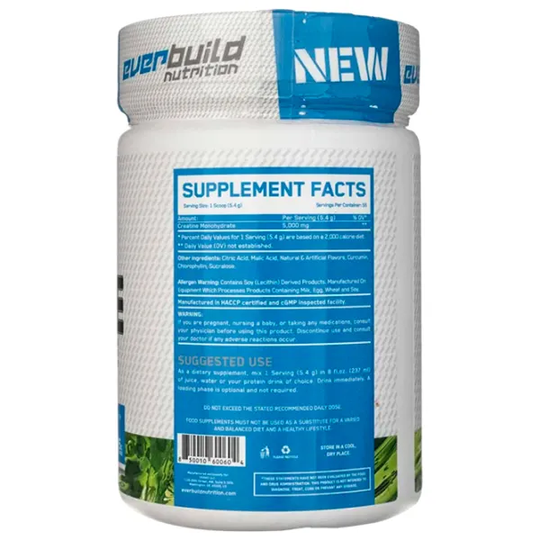 Креатин EverBuild Creatine Monohydrate (850010600604) 300 г photo 2 Креатин EverBuild Creatine Monohydrate (850010600604) 300 г photo 2