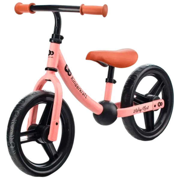 Bicicletă fără pedale KinderKraft 2Way Next 11" 11" Metal/ Pink photo 1 Bicicletă fără pedale KinderKraft 2Way Next 11" 11" Metal/ Pink photo 1