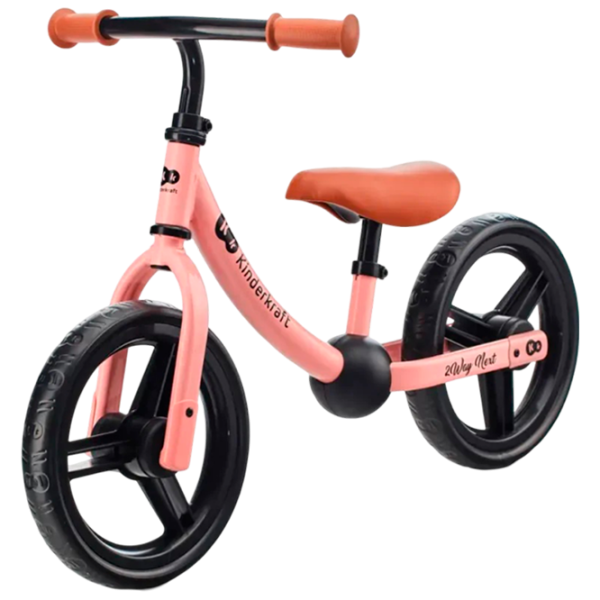 Bicicletă fără pedale KinderKraft 2Way Next 11" 11" Metal/ Pink photo 1 Bicicletă fără pedale KinderKraft 2Way Next 11" 11" Metal/ Pink photo 1