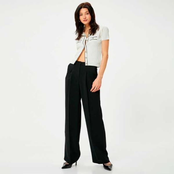 Футболка для женщин Koton 4SAK90118HT 100% полиэстер/ White photo 4