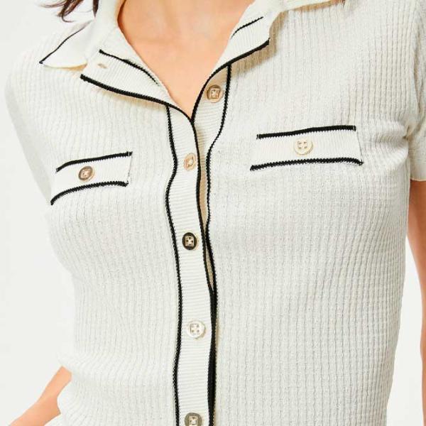 Tricou pentru femei Koton 4SAK90118HT 100% poliester/ White photo 3