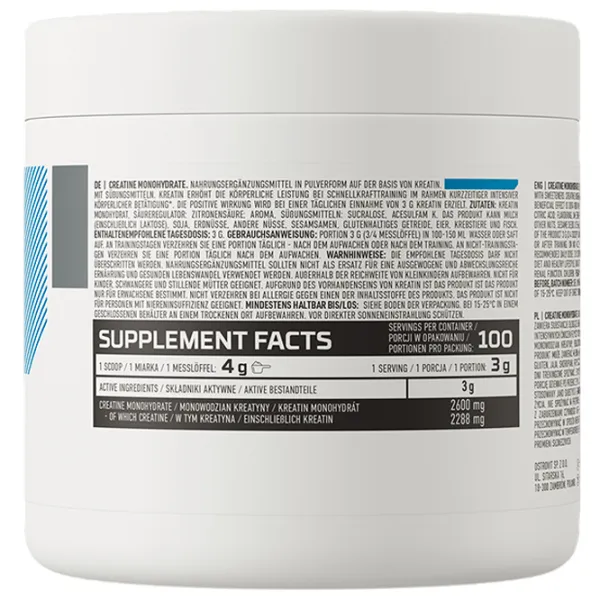Creatină OstroVit Creatine Monohydrate (5902232617603) 300 g photo 3 Creatină OstroVit Creatine Monohydrate (5902232617603) 300 g photo 3