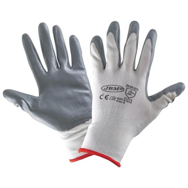 Mănuși de protecție JBM nitrile gloves Nitril/ Grey photo 1 Mănuși de protecție JBM nitrile gloves Nitril/ Grey photo 1