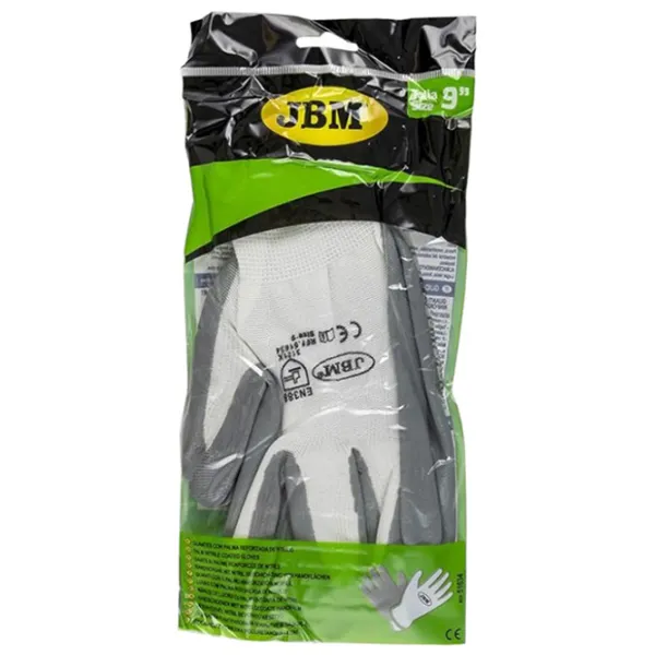 Mănuși de protecție JBM nitrile gloves Nitril/ Grey photo 2 Mănuși de protecție JBM nitrile gloves Nitril/ Grey photo 2