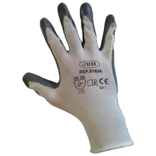 Mănuși de protecție JBM nitrile gloves Nitril/ Grey photo 3 Mănuși de protecție JBM nitrile gloves Nitril/ Grey photo 3