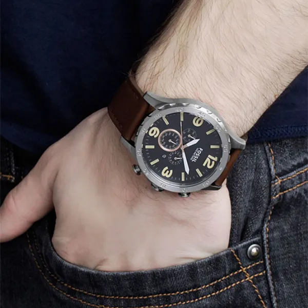 Наручные часы для мужчин FOSSIL Nate Chronograph Кварцевый/ 50 мм photo 4