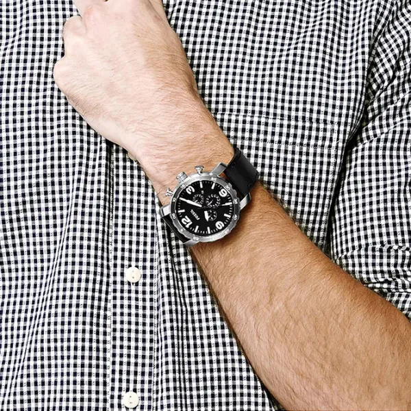 Наручные часы для мужчин FOSSIL Nate Chronograph Кварцевый/ 50 мм photo 4 Наручные часы для мужчин FOSSIL Nate Chronograph Кварцевый/ 50 мм photo 4