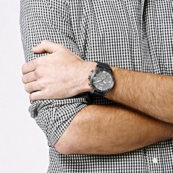 Наручные часы для мужчин FOSSIL Nate Chronograph Кварцевый/ 50 мм photo 4 Наручные часы для мужчин FOSSIL Nate Chronograph Кварцевый/ 50 мм photo 4