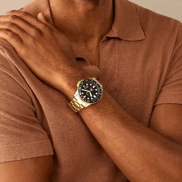 Наручные часы для мужчин FOSSIL Blue GMT Кварцевый/ 46 мм photo 5