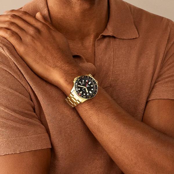 Наручные часы для мужчин FOSSIL Blue GMT Кварцевый/ 46 мм photo 5