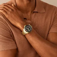 Ceas de mână pentru bărbați FOSSIL Blue GMT Cuarț/ 46 mm photo 5