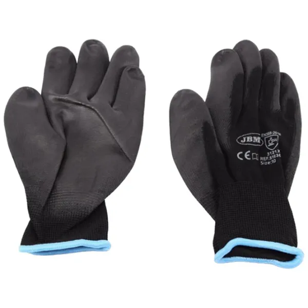 Защитные перчатки JBM Polyurethane gloves Полиуретан/ Black photo 1 Защитные перчатки JBM Polyurethane gloves Полиуретан/ Black photo 1