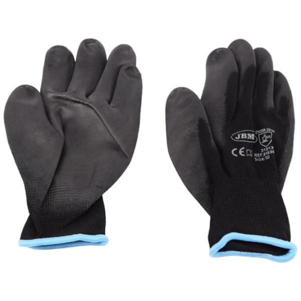 Защитные перчатки JBM Polyurethane gloves Полиуретан/ Black photo 1 Защитные перчатки JBM Polyurethane gloves Полиуретан/ Black photo 1