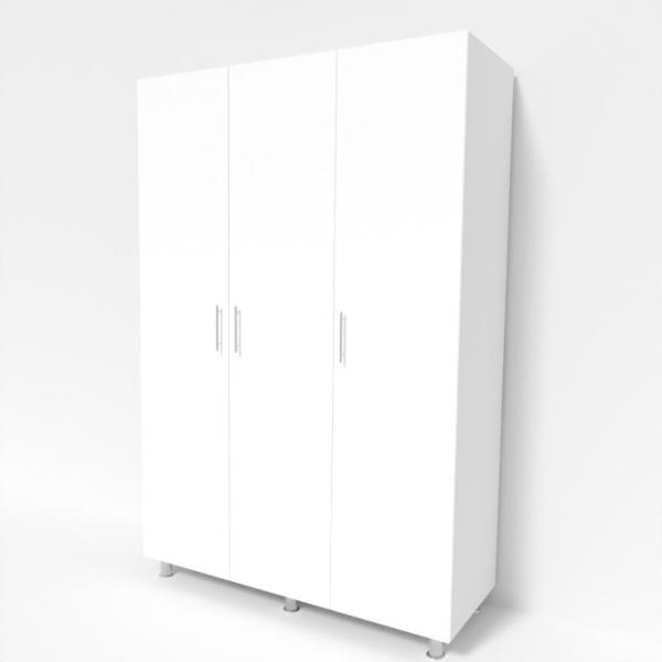 Шкаф Smartex N3 140 x 52см x 208 / ЛДСП / White photo 2 Шкаф Smartex N3 140 x 52см x 208 / ЛДСП / White photo 2