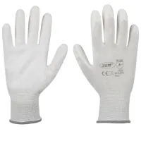 Mănuși de protecție JBM Polyurethane gloves Poliuretan/ White