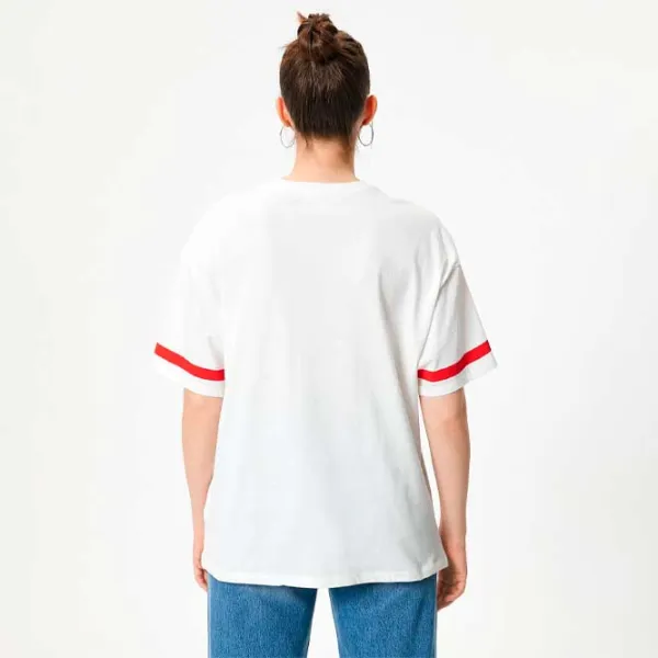 Tricou pentru femei Koton 4SAL10150IK 100% bumbac/ White photo 4 Tricou pentru femei Koton 4SAL10150IK 100% bumbac/ White photo 4