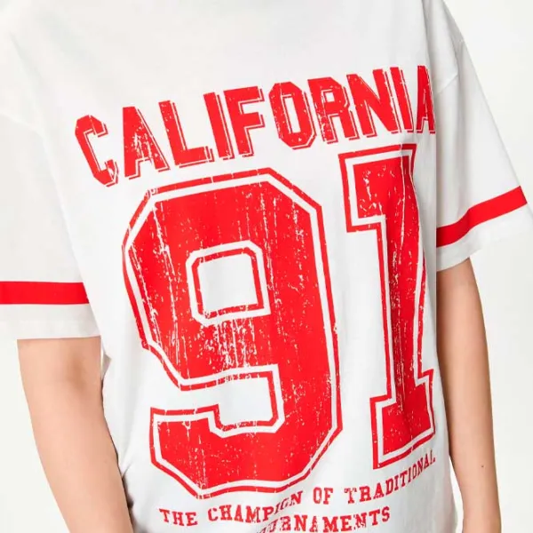 Tricou pentru femei Koton 4SAL10150IK 100% bumbac/ White photo 5 Tricou pentru femei Koton 4SAL10150IK 100% bumbac/ White photo 5