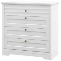 Comodă Neman Denver МН-040-11 93 x 90 x 40/ LPAL/ Alb