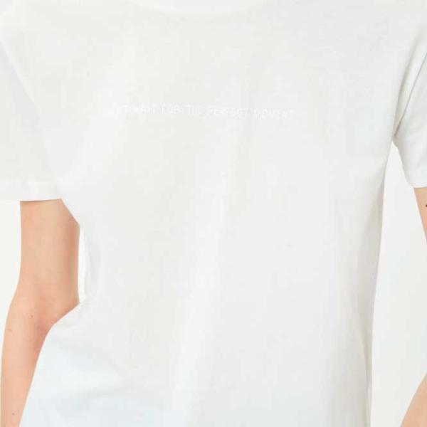 Tricou pentru femei Koton 4SAK50429EK 100% bumbac/ White photo 2