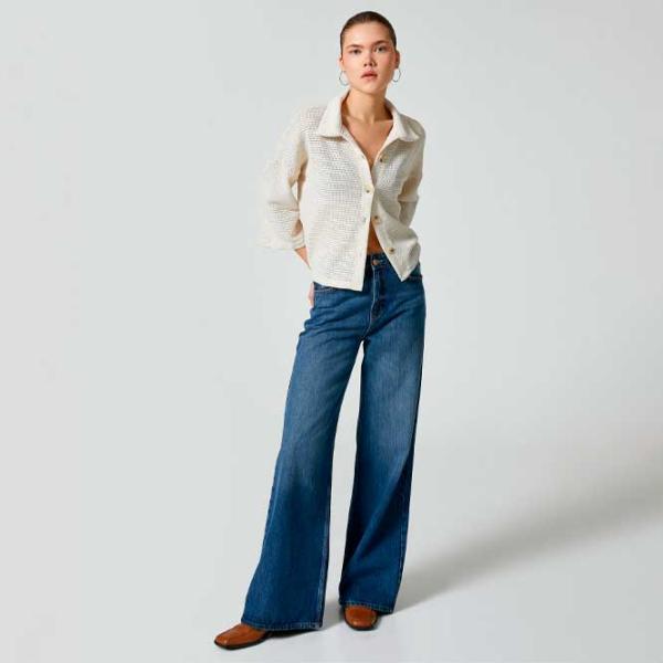 Футболка для женщин Koton 4SAL10686IK 50% хлопок/ Бежевый photo 3