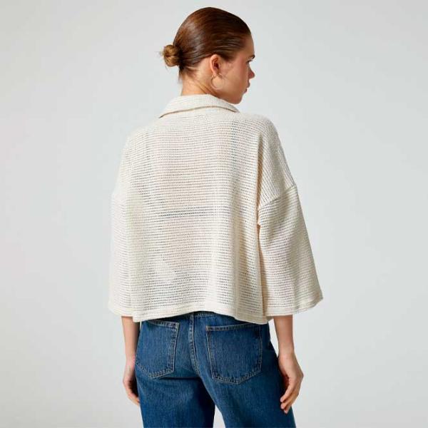 Футболка для женщин Koton 4SAL10686IK 50% хлопок/ Бежевый photo 5