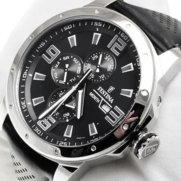 Ceas de mână pentru bărbați Festina F16585/ 4 Cuarț/ 45 mm photo 4 Ceas de mână pentru bărbați Festina F16585/ 4 Cuarț/ 45 mm photo 4
