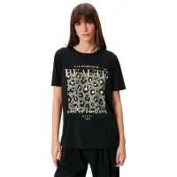 Tricou pentru femei Koton 4SAK50106EK 65% poliester , 35% viscoză/ Black