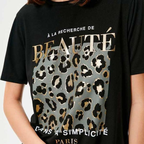 Tricou pentru femei Koton 4SAK50106EK 65% poliester , 35% viscoză/ Black photo 5