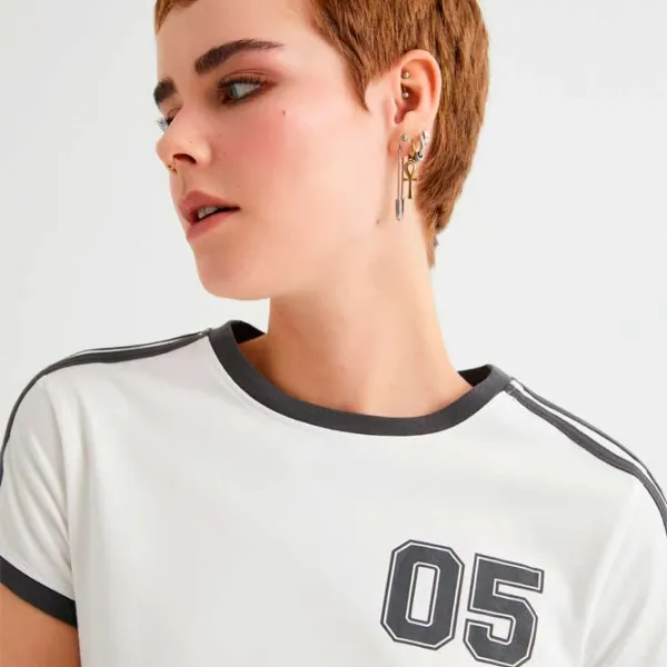 Tricou pentru femei Koton 4WAL10514IK 97% bumbac/ White photo 5