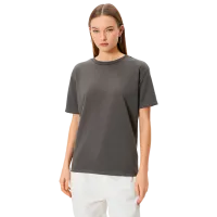 Tricou pentru femei Koton 4SAL10068IK 48% bumbac/ Anthracite