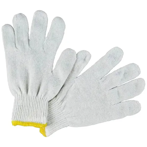 Защитные перчатки JBM Cotton gloves Cotton/ White photo 3