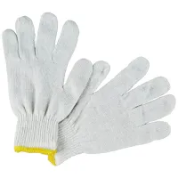 Защитные перчатки JBM Cotton gloves Cotton/ White photo 3