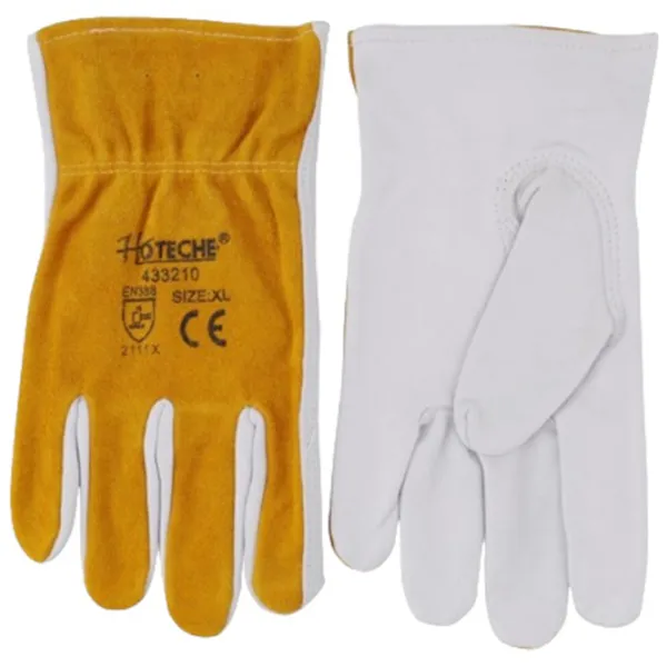 Mănuși de protecție Hoteche Work gloves Piele/ Yelow photo 1