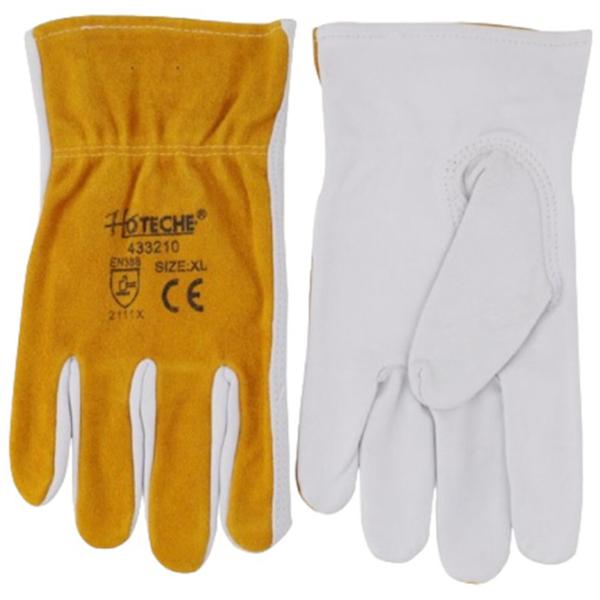 Mănuși de protecție Hoteche Work gloves Piele/ Yelow photo 1