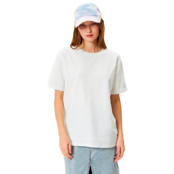 Футболка для женщин Koton 4SAL10068IK 48% хлопок/ White photo 1