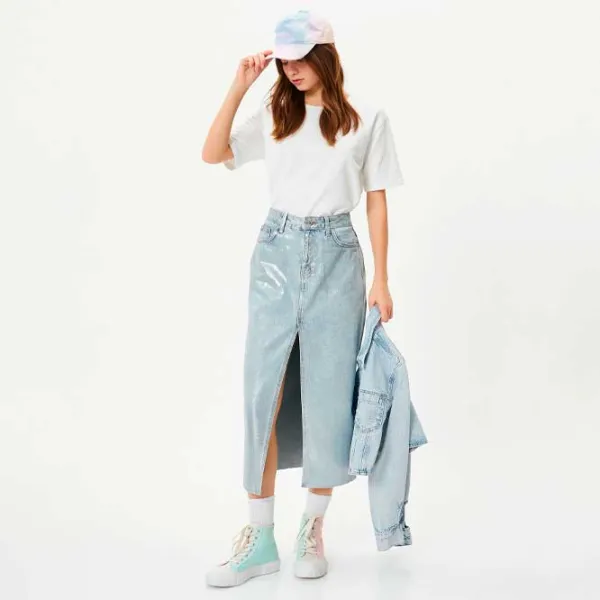 Футболка для женщин Koton 4SAL10068IK 48% хлопок/ White photo 2