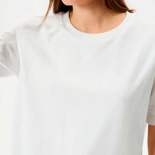 Tricou pentru femei Koton 4SAL10068IK 48% bumbac/ White photo 4