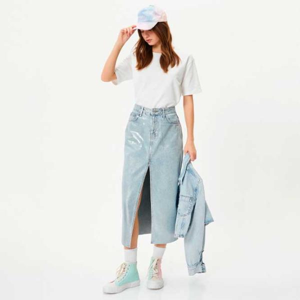 Tricou pentru femei Koton 4SAL10068IK 48% bumbac/ White photo 3