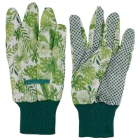 Mănuși de protecție Hoteche Poly-cotton Cotton / Green photo 2