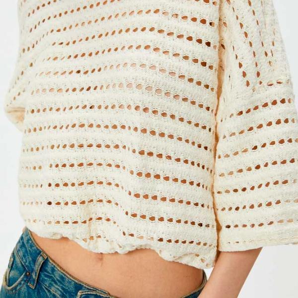 Tricou pentru femei Koton 4SAK30008EK 1% elastan/ Beige photo 5