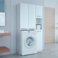 Наборы мебели для ванной комнаты TopEshop Marpol DD ЛДСП/ White photo 4
