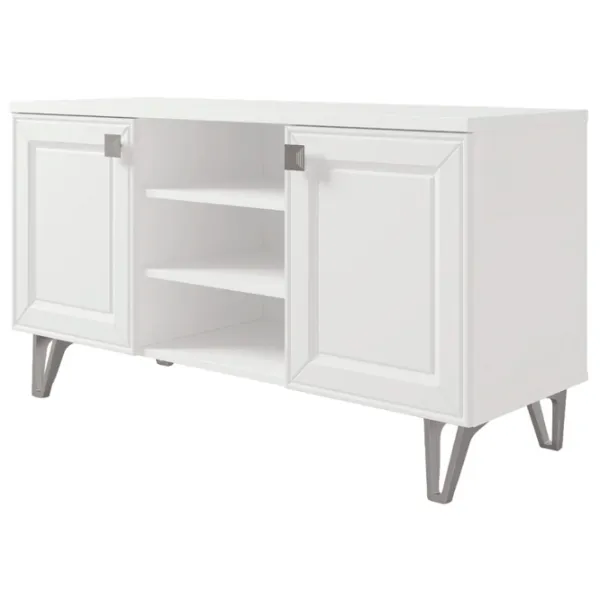 Комод ML-Mobila Mira №15 70 x 130 x 45см/ ДСП/ Белый photo 1 Комод ML-Mobila Mira №15 70 x 130 x 45см/ ДСП/ Белый photo 1