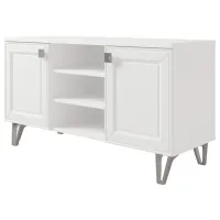 Comodă ML-Mobila Mira №15 70 x 130 x 45/ PAL/ Alb