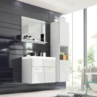 Seturi mobilă de baie Bratex Montreal PAL/ White photo 3