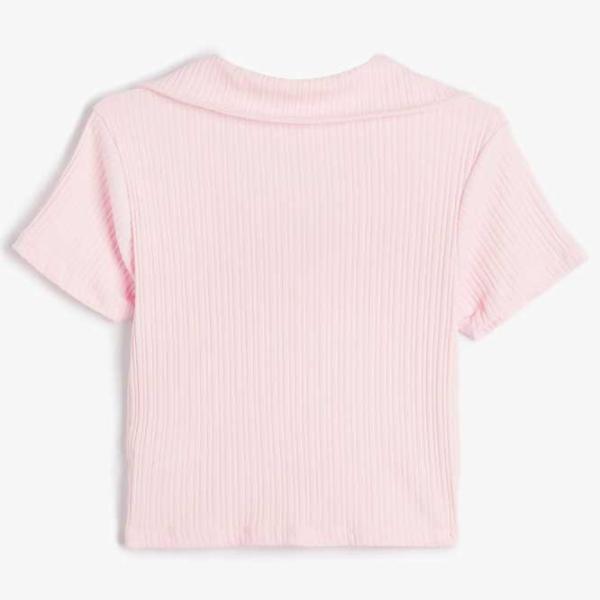 Tricou pentru femei Koton 4SAL10061IK 98% bumbac, 2% elastan/ Pink photo 2 Tricou pentru femei Koton 4SAL10061IK 98% bumbac, 2% elastan/ Pink photo 2