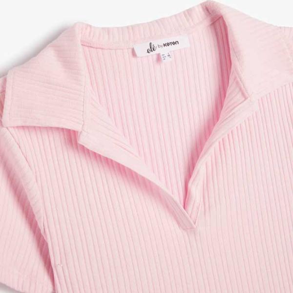 Tricou pentru femei Koton 4SAL10061IK 98% bumbac, 2% elastan/ Pink photo 3