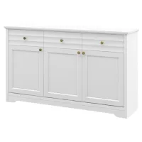 Comodă Neman Denver МН-040-04 93 x 160 x 40/ MDF/ Alb