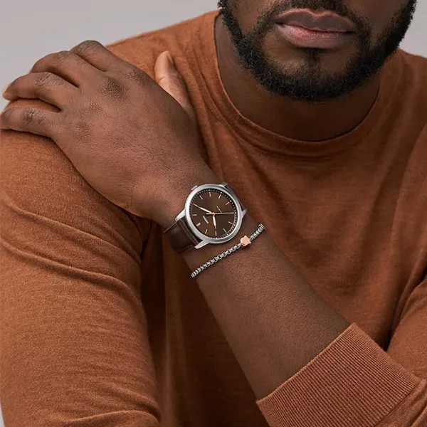 Ceas de mână pentru bărbați FOSSIL Minimalist Cuarț/ 44 mm photo 5 Ceas de mână pentru bărbați FOSSIL Minimalist Cuarț/ 44 mm photo 5