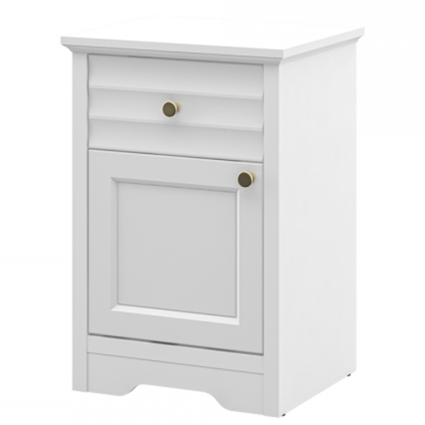 Noptiere Neman MN-040-03 72 x 49 x 40/ MDF/ White photo 1 Noptiere Neman MN-040-03 72 x 49 x 40/ MDF/ White photo 1